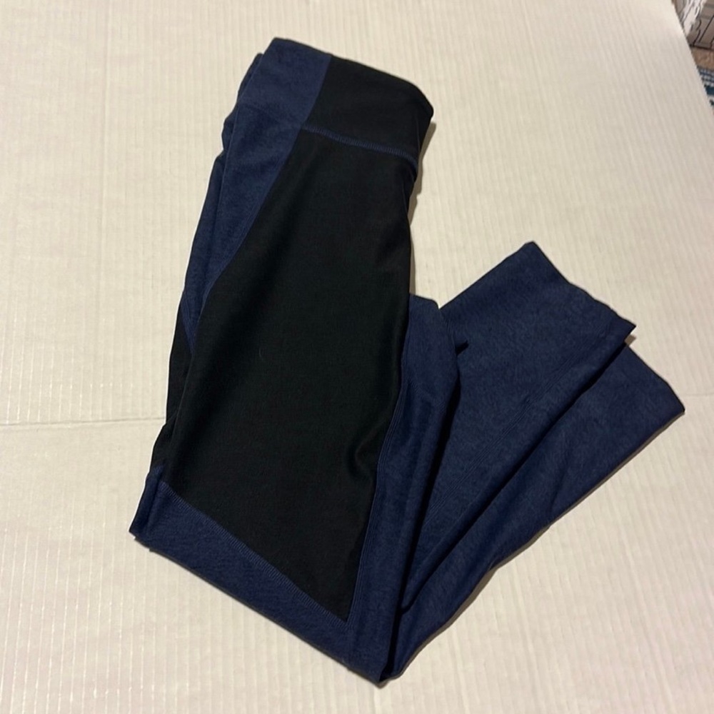 Outdoor Voices Charcoal and Navy Leggings